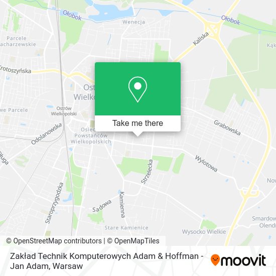 Zakład Technik Komputerowych Adam & Hoffman - Jan Adam map