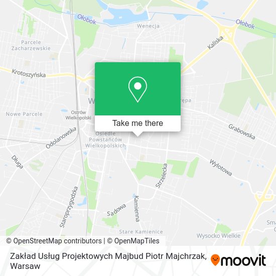 Zakład Usług Projektowych Majbud Piotr Majchrzak map