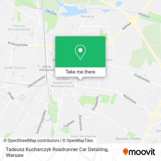 Tadeusz Kucharczyk Roadrunner Car Detailing map