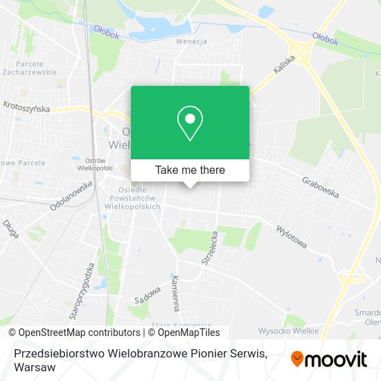 Przedsiebiorstwo Wielobranzowe Pionier Serwis map