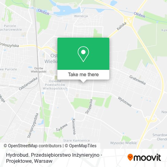 Hydrobud. Przedsiębiorstwo Inżynieryjno - Projektowe map