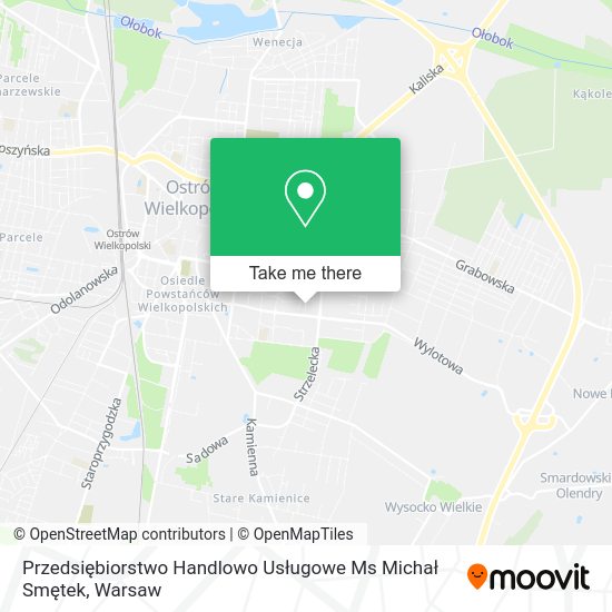 Przedsiębiorstwo Handlowo Usługowe Ms Michał Smętek map