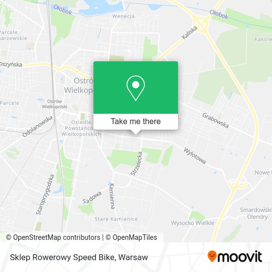 Sklep Rowerowy Speed Bike map