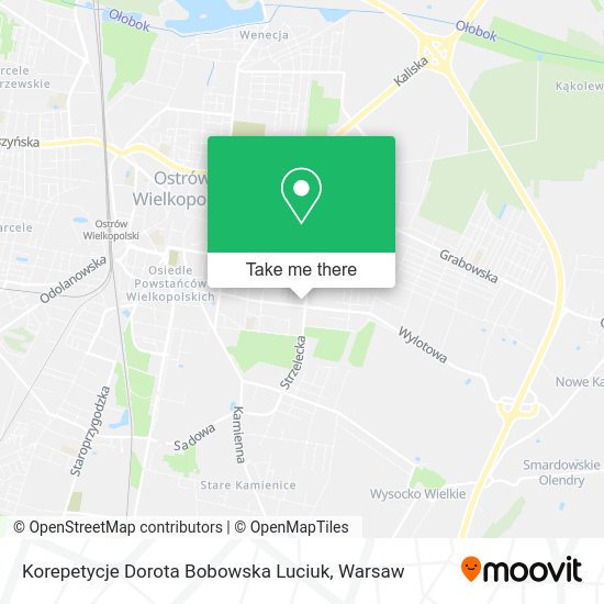 Korepetycje Dorota Bobowska Luciuk map