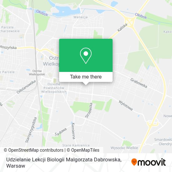 Udzielanie Lekcji Biologii Malgorzata Dabrowska map