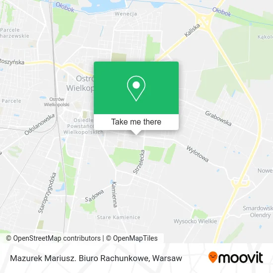 Карта Mazurek Mariusz. Biuro Rachunkowe