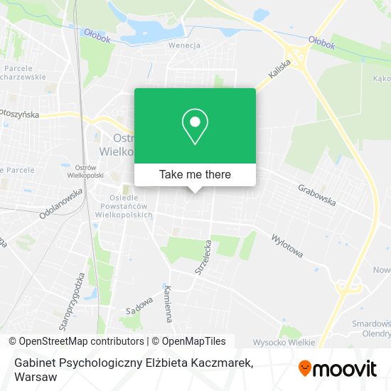 Gabinet Psychologiczny Elżbieta Kaczmarek map