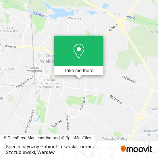 Specjalistyczny Gabinet Lekarski Tomasz Szczublewski map