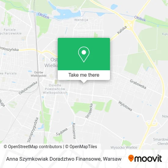 Карта Anna Szymkowiak Doradztwo Finansowe