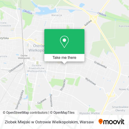 Zlobek Miejski w Ostrowie Wielkopolskim map