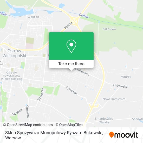 Sklep Spożywczo Monopolowy Ryszard Bukowski map