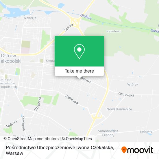 Pośrednictwo Ubezpieczeniowe Iwona Czekalska map