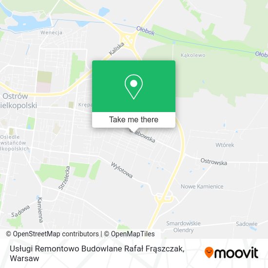 Usługi Remontowo Budowlane Rafał Frąszczak map