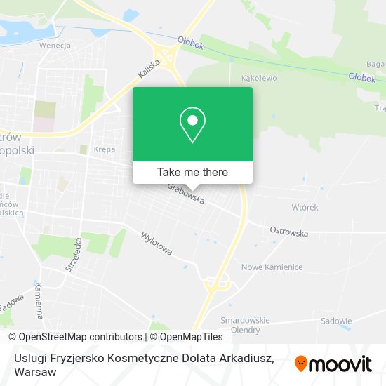 Uslugi Fryzjersko Kosmetyczne Dolata Arkadiusz map