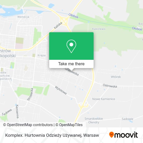 Komplex. Hurtownia Odzieży Używanej map