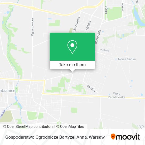 Gospodarstwo Ogrodnicze Bartyzel Anna map