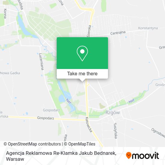 Agencja Reklamowa Re-Klamka Jakub Bednarek map