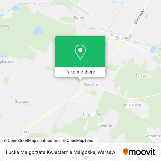 Łucka Małgorzata Kwiaciarnia Małgośka map