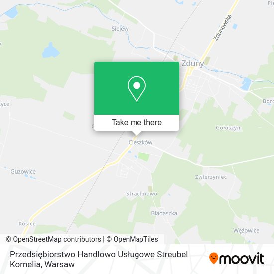 Przedsiębiorstwo Handlowo Usługowe Streubel Kornelia map