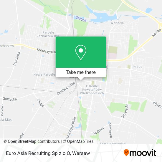 Euro Asia Recruiting Sp z o O map