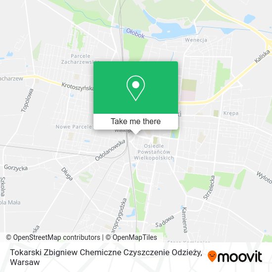 Tokarski Zbigniew Chemiczne Czyszczenie Odzieży map