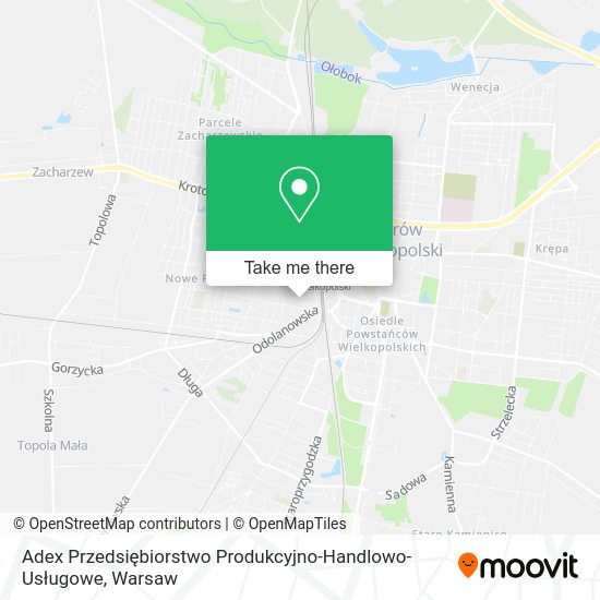 Adex Przedsiębiorstwo Produkcyjno-Handlowo-Usługowe map