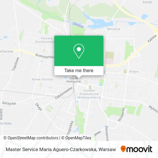 Master Service Maria Aguero-Czarkowska map