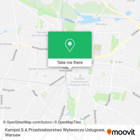 Kampol S A Przedsiebiorstwo Wytworczo Uslugowe map