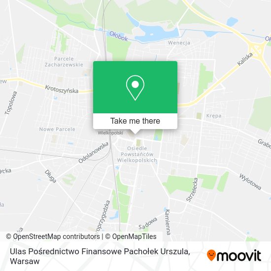 Ulas Pośrednictwo Finansowe Pachołek Urszula map