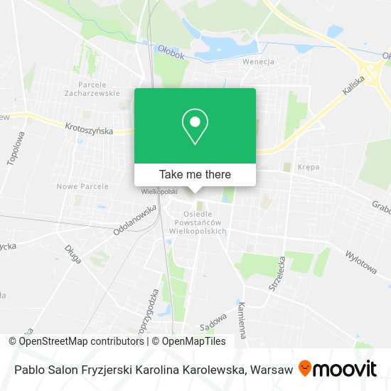 Pablo Salon Fryzjerski Karolina Karolewska map