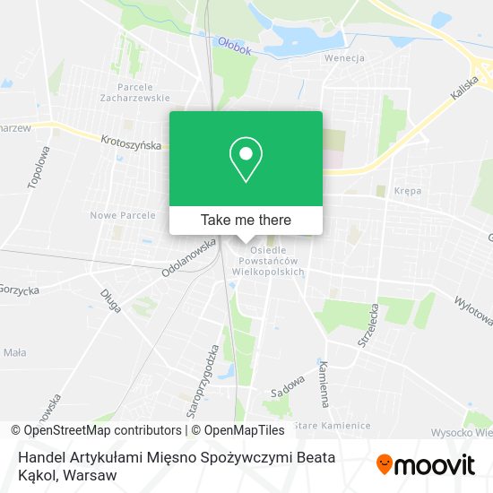 Handel Artykułami Mięsno Spożywczymi Beata Kąkol map