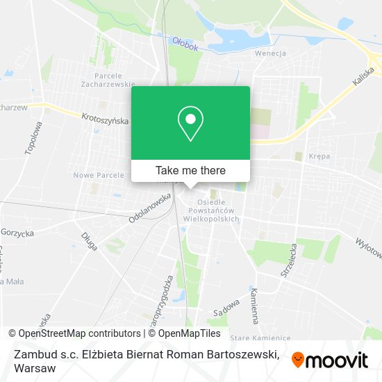 Zambud s.c. Elżbieta Biernat Roman Bartoszewski map