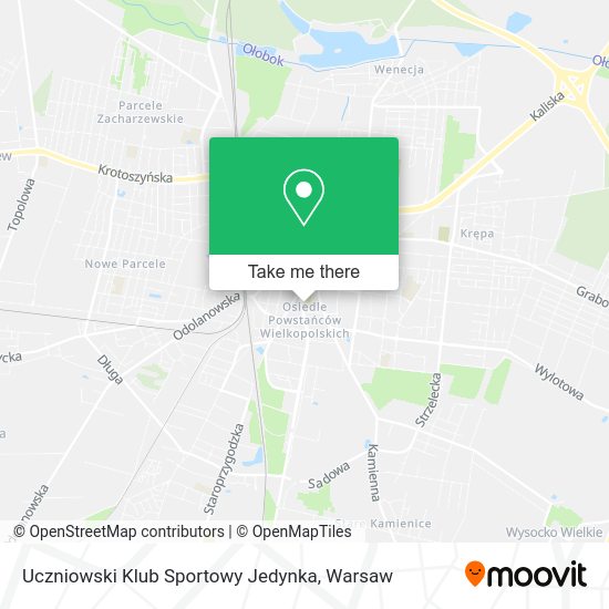 Uczniowski Klub Sportowy Jedynka map