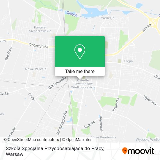 Szkoła Specjalna Przysposabiająca do Pracy map