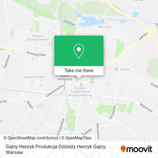 Gajny Henryk Produkcja Odzieży Henryk Gajny map