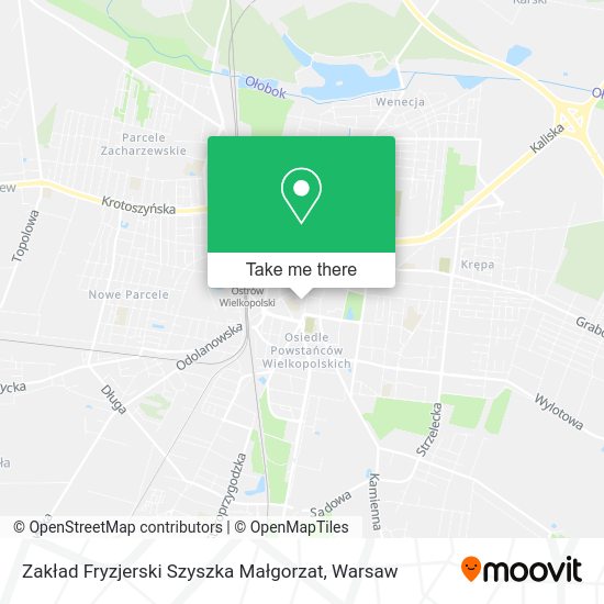 Zakład Fryzjerski Szyszka Małgorzat map