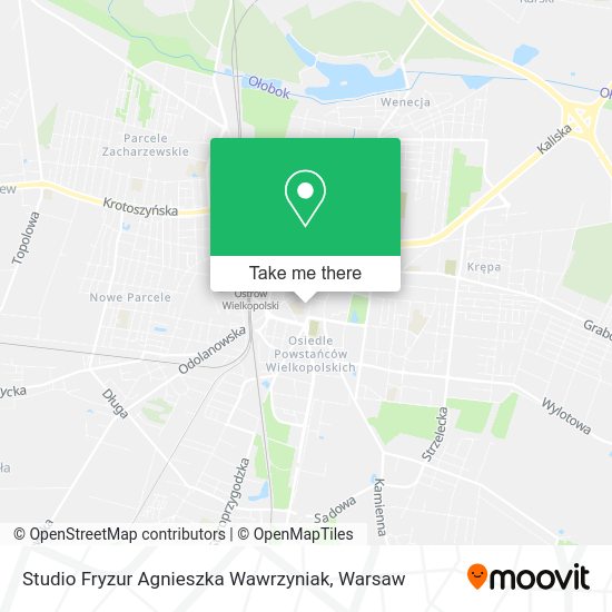 Карта Studio Fryzur Agnieszka Wawrzyniak