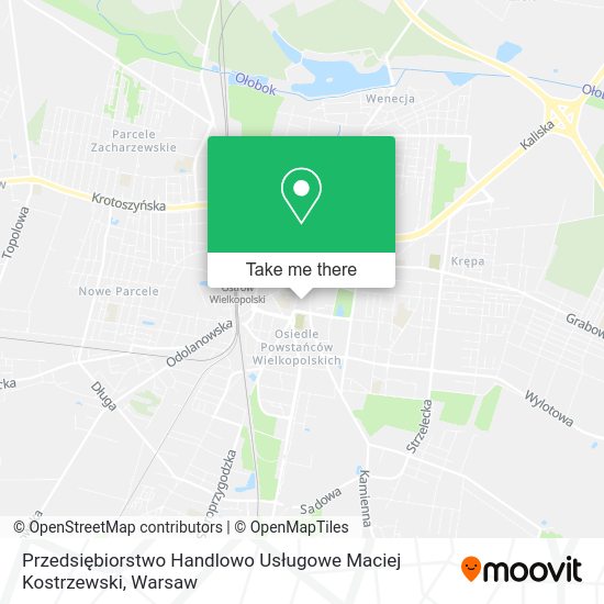 Przedsiębiorstwo Handlowo Usługowe Maciej Kostrzewski map