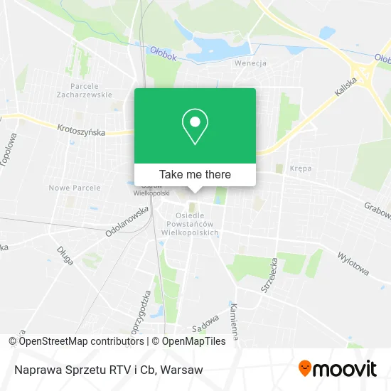 Карта Naprawa Sprzetu RTV i Cb