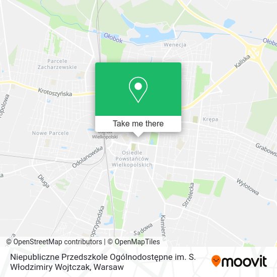 Niepubliczne Przedszkole Ogólnodostępne im. S. Włodzimiry Wojtczak map