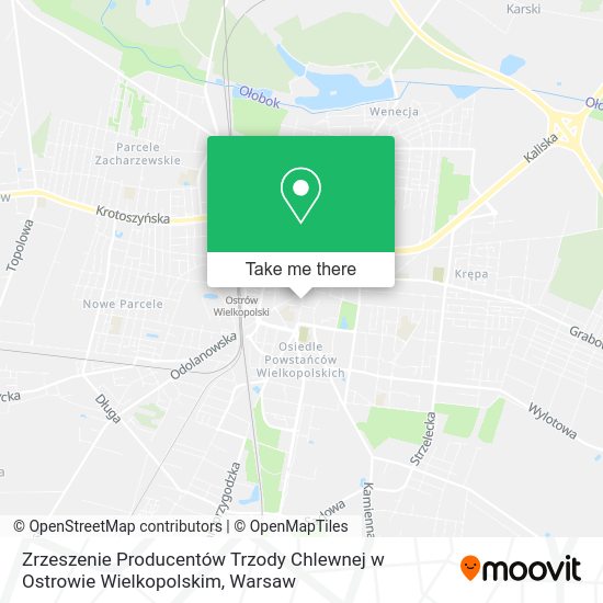 Zrzeszenie Producentów Trzody Chlewnej w Ostrowie Wielkopolskim map