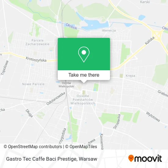 Карта Gastro Tec Caffe Baci Prestige
