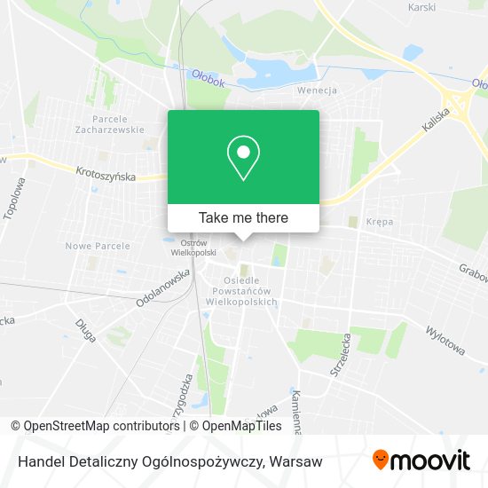 Handel Detaliczny Ogólnospożywczy map