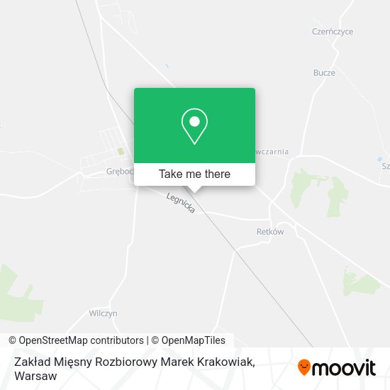 Zakład Mięsny Rozbiorowy Marek Krakowiak map