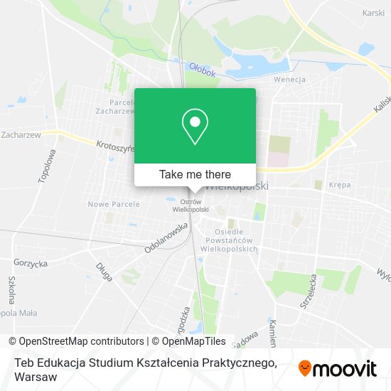 Teb Edukacja Studium Kształcenia Praktycznego map