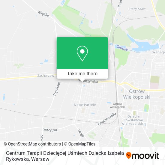 Centrum Terapii Dziecięcej Uśmiech Dziecka Izabela Rykowska map