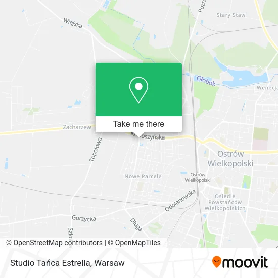 Карта Studio Tańca Estrella