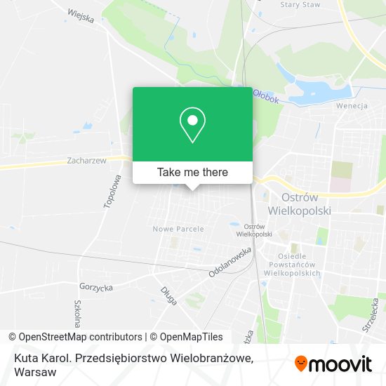 Kuta Karol. Przedsiębiorstwo Wielobranżowe map