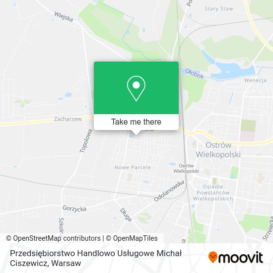 Przedsiębiorstwo Handlowo Usługowe Michał Ciszewicz map