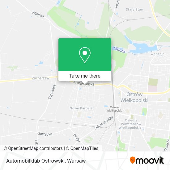 Automobilklub Ostrowski map